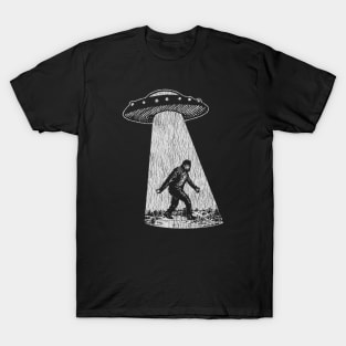 Bigfoot Ufo Vintage T-Shirt